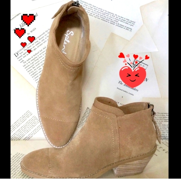 Splendid tan‎ suede ankle boots - Picture 1 of 12